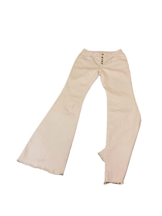 SHEIN Denim - Women's White Flared Jeans Size 30